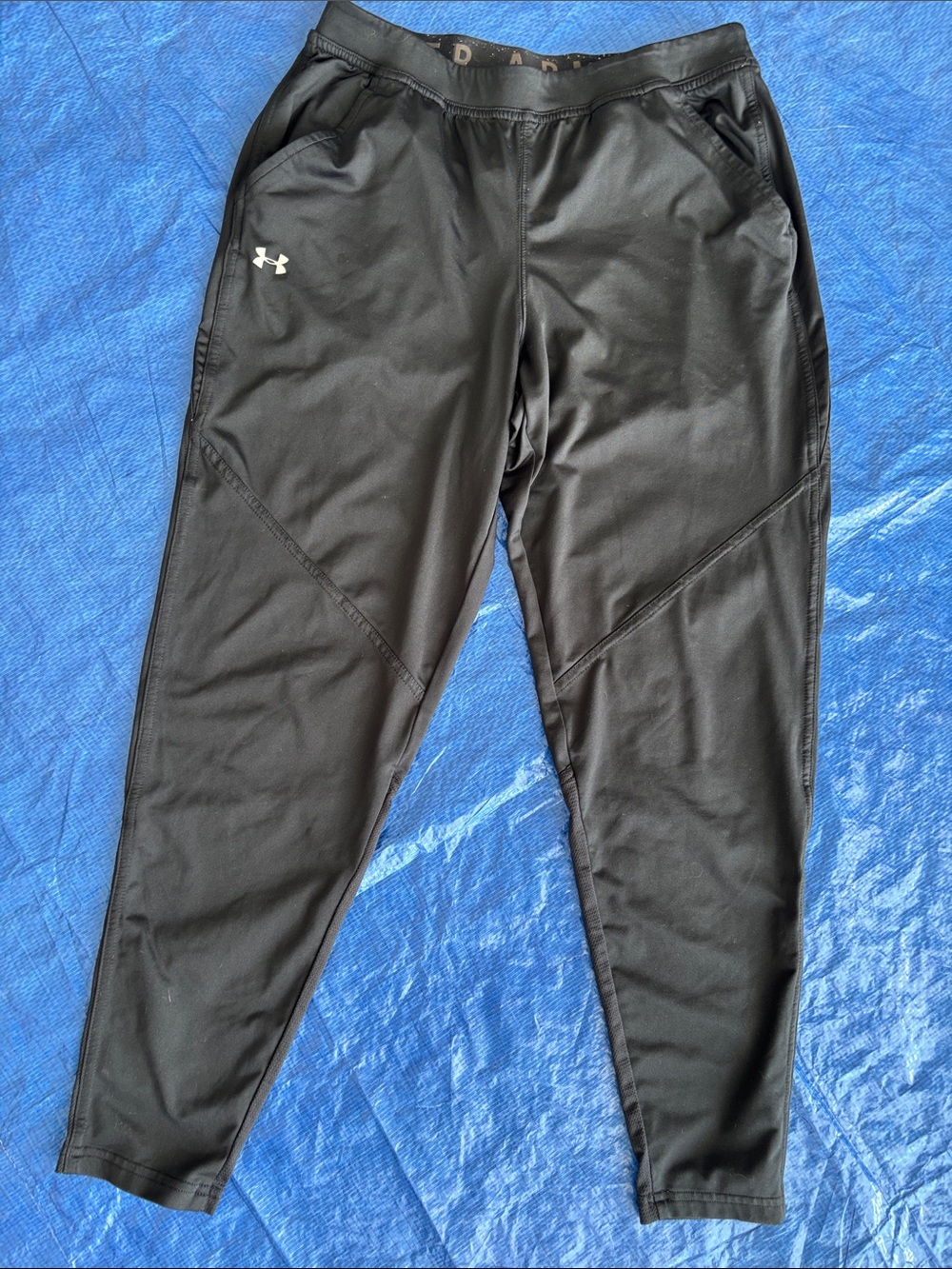 Under Armour Black Tapered Training Pants